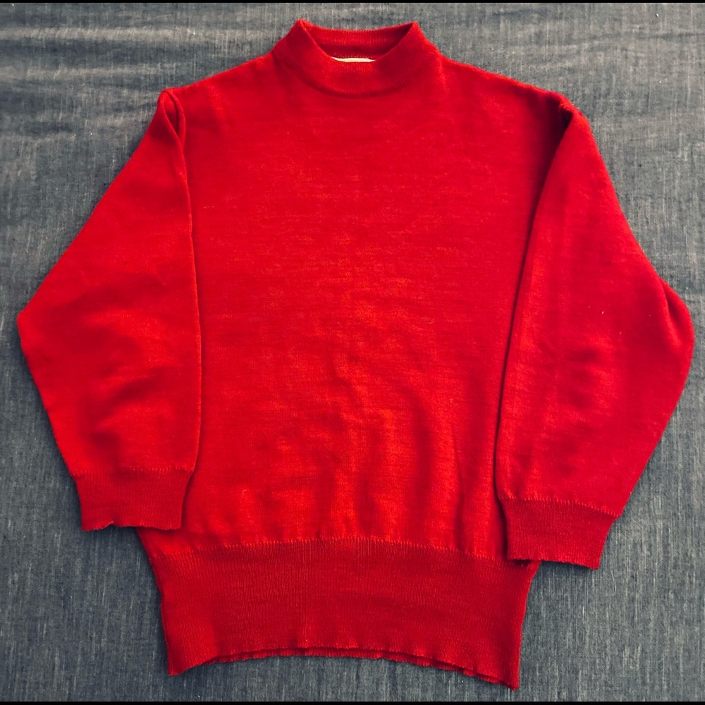 True vintage 100%wool sweater